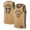 Maillot Homme Toronto Raptors Dennis Schroder 2023-24 Nike City Edition Gold Swingman